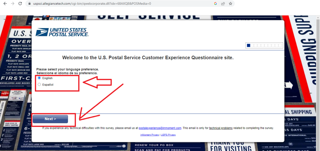 U.S. Postal Service Customer Experience Survey