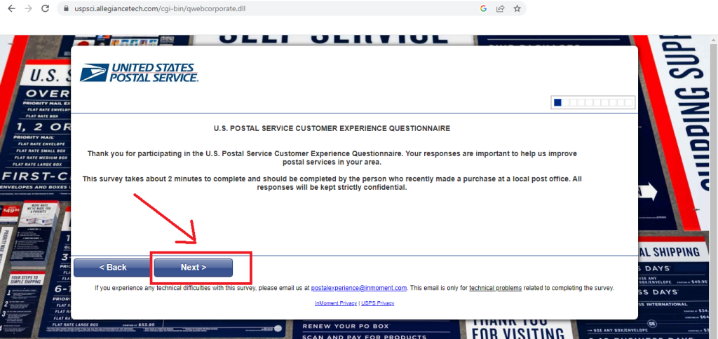 U.S. Postal Service Customer Experience Survey